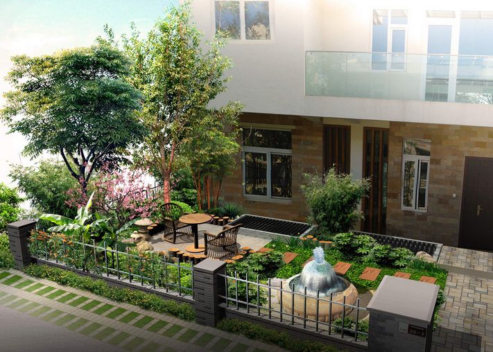 田園風格的青島鄉村庭院綠化設計